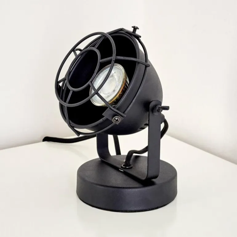Lampe à poser Glostrup Noir, 1 lumière
