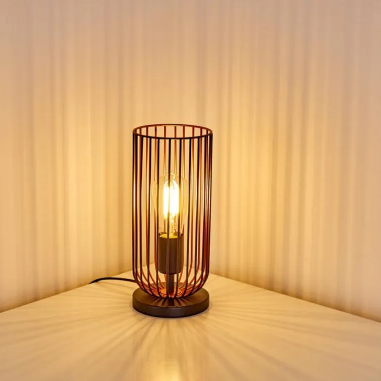 Lampe à poser Gresso Noir, 1 lumière