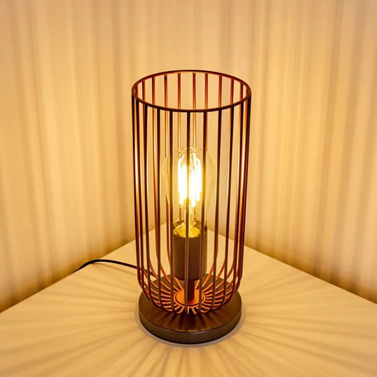 Lampe à poser Gresso Noir, 1 lumière