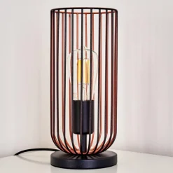 Lampe à poser Gresso Noir, 1 lumière