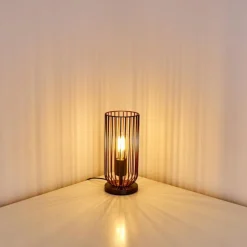 Lampe à poser Gresso Noir, 1 lumière