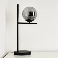 Lampe à poser Hogatza Noir, 1 lumière