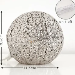 Lampe à poser Kobenhavn Argenté, 1 lumière