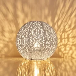 Lampe à poser Kobenhavn Argenté, 1 lumière