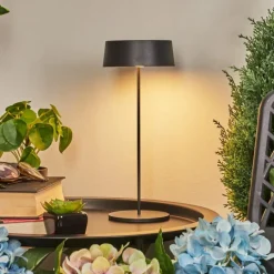 Lampe à poser Kouvi LED Noir, 1 lumière