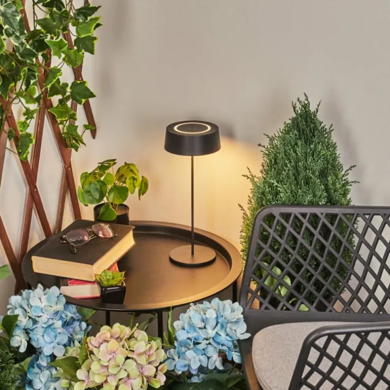 Lampe à poser Kouvi LED Noir, 1 lumière