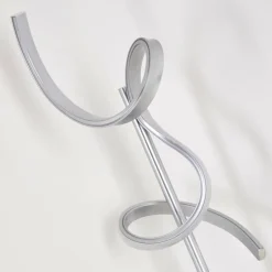 Lampe à poser Lavaca LED Argenté, 1 lumière
