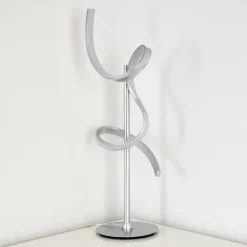 Lampe à poser Lavaca LED Argenté, 1 lumière