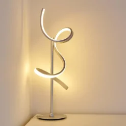 Lampe à poser Lavaca LED Argenté, 1 lumière