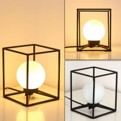 Lampe à poser Legano Noir, 1 lumière