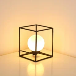 Lampe à poser Legano Noir, 1 lumière