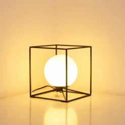 Lampe à poser Legano Noir, 1 lumière