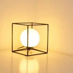 Lampe à poser Legano Noir, 1 lumière