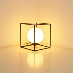 Lampe à poser Legano Noir, 1 lumière