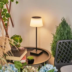 Lampe à poser Longchamps LED Noir, 1 lumière