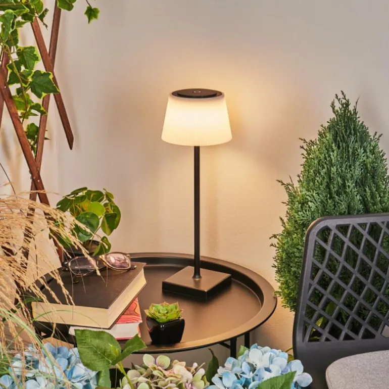 Lampe à poser Longchamps LED Noir, 1 lumière