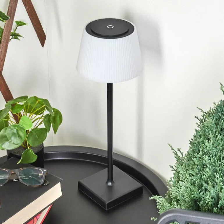 Lampe à poser Longchamps LED Noir, 1 lumière