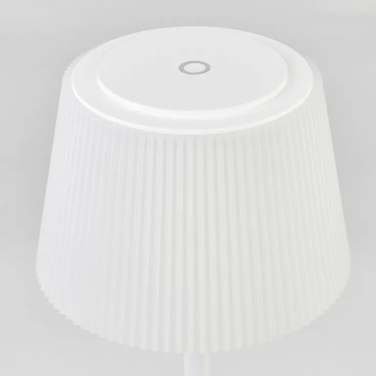 Lampe à poser Longchamps LED Blanc, 1 lumière