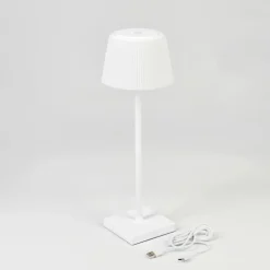 Lampe à poser Longchamps LED Blanc, 1 lumière
