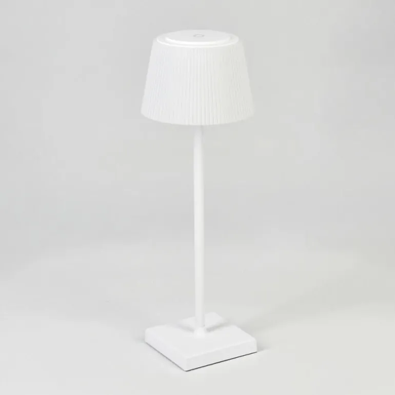 Lampe à poser Longchamps LED Blanc, 1 lumière