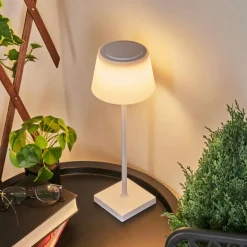 Lampe à poser Longchamps LED Blanc, 1 lumière