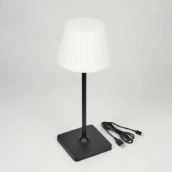 Lampe à poser Mayordomo LED Noir, 1 lumière