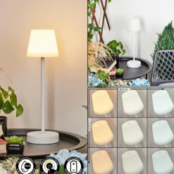 Lampe à poser Maza LED Blanc, 1 lumière