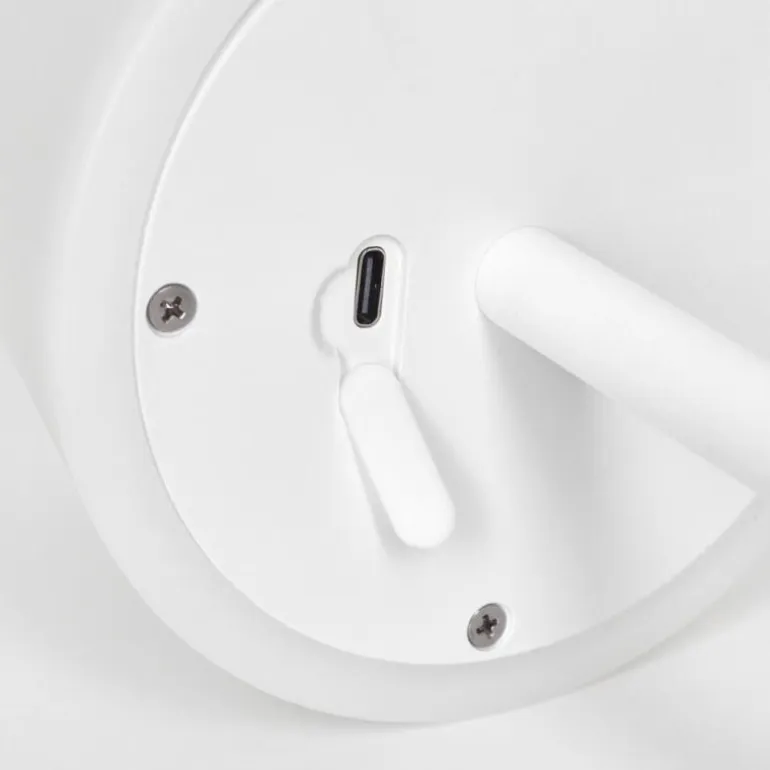 Lampe à poser Maza LED Blanc, 1 lumière