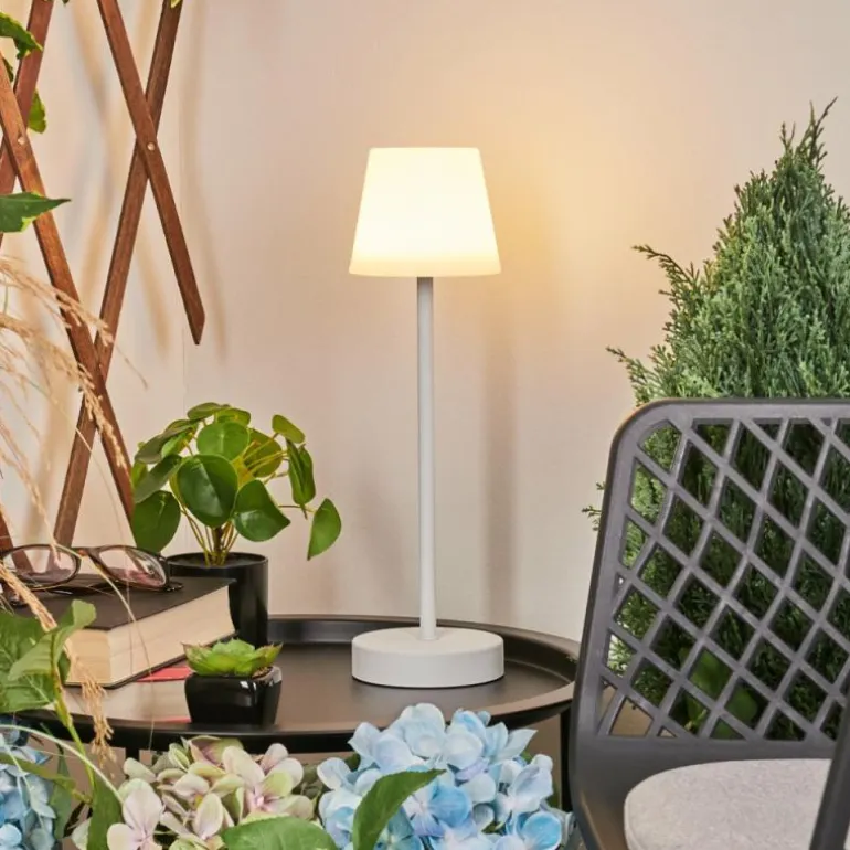 Lampe à poser Maza LED Blanc, 1 lumière