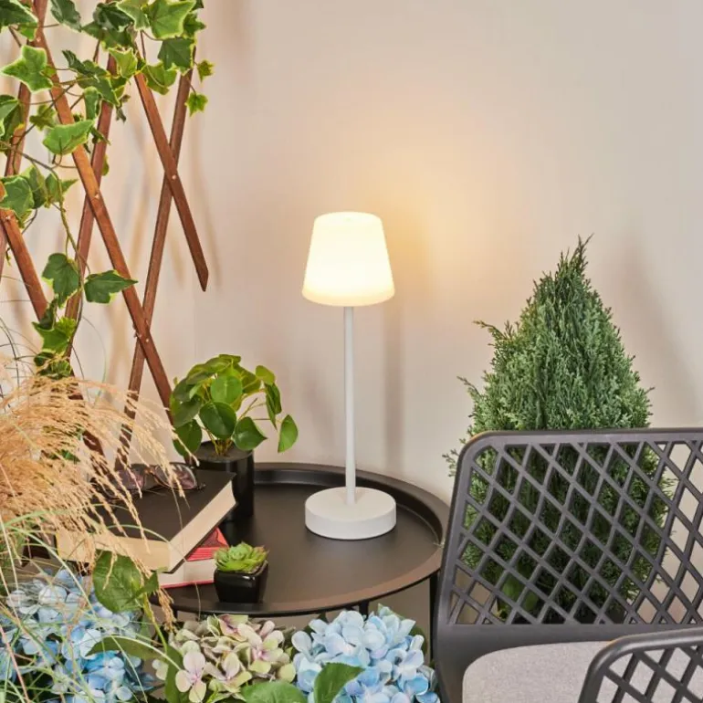 Lampe à poser Maza LED Blanc, 1 lumière