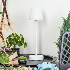 Lampe à poser Maza LED Blanc, 1 lumière