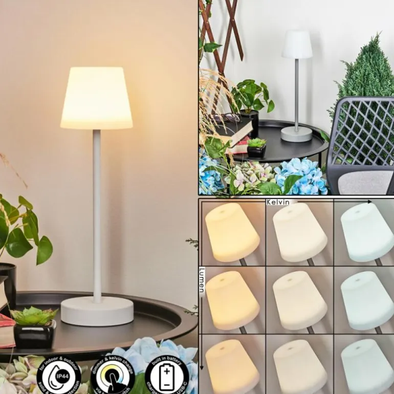 Lampe à poser Maza LED Gris, 1 lumière
