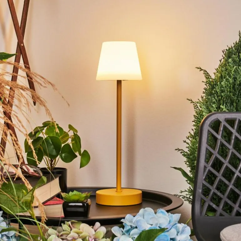Lampe à poser Maza LED Jaune, 1 lumière
