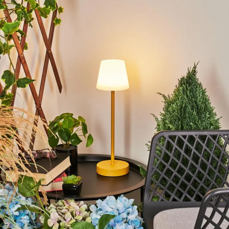 Lampe à poser Maza LED Jaune, 1 lumière