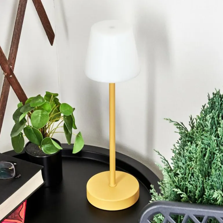 Lampe à poser Maza LED Jaune, 1 lumière