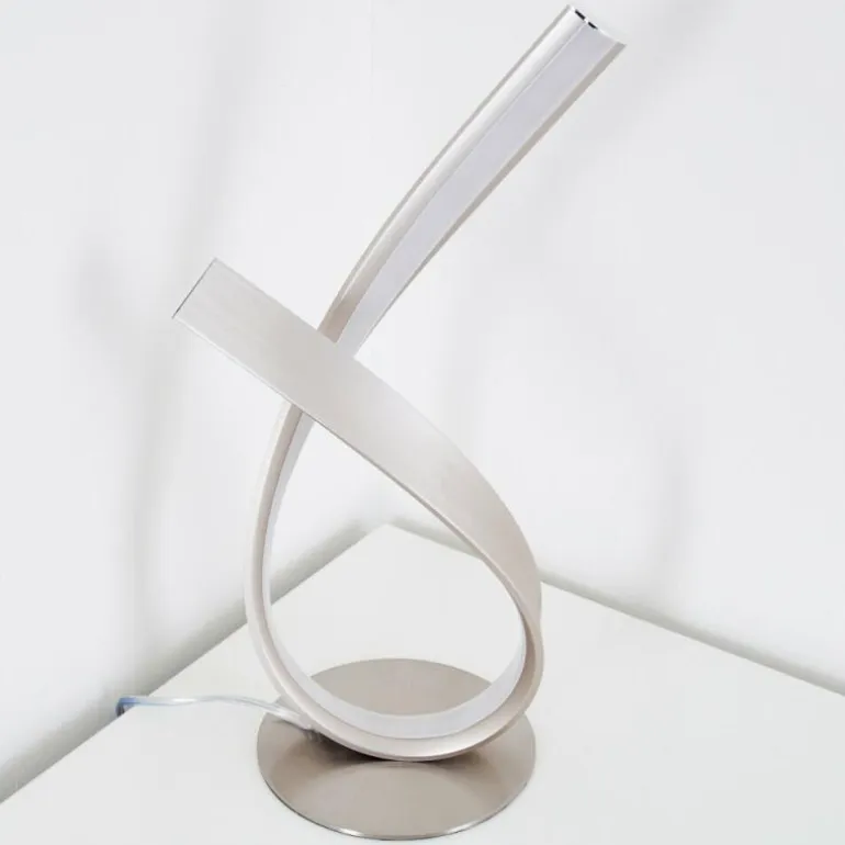 Lampe à poser Medle LED Nickel mat, 1 lumière