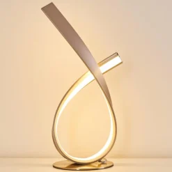 Lampe à poser Medle LED Nickel mat, 1 lumière