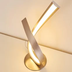Lampe à poser Medle LED Nickel mat, 1 lumière