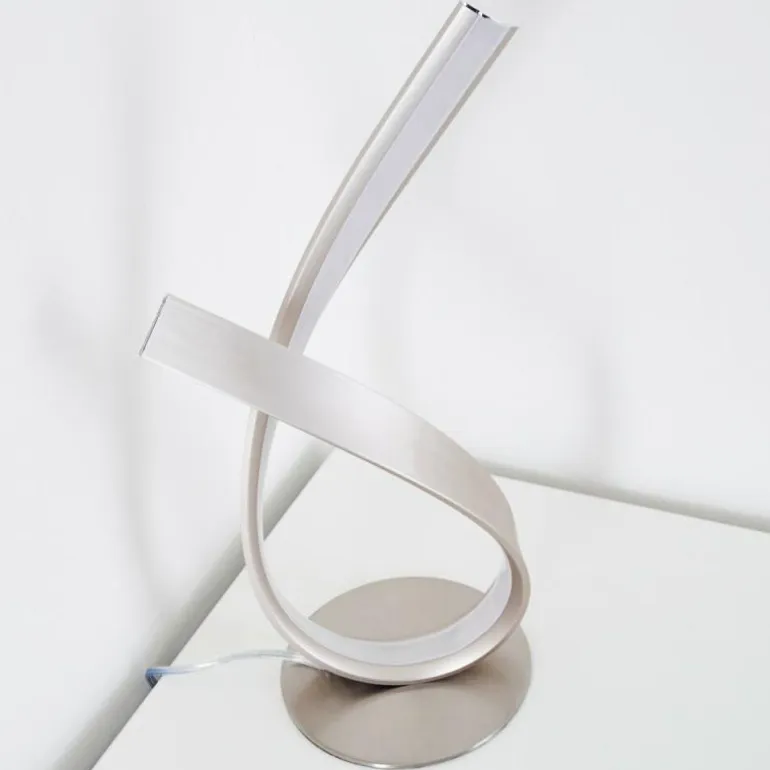 Lampe à poser Medle LED Nickel mat, 1 lumière