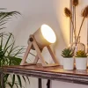Lampe à poser Novilly Bois clair, 1 lumière