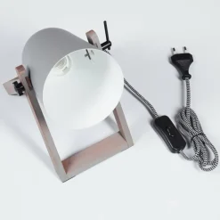 Lampe à poser Novilly Bois clair, 1 lumière