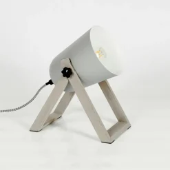 Lampe à poser Novilly Bois clair, 1 lumière