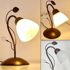 Lampe à poser Peccia Rouille, 1 lumière
