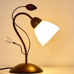 Lampe à poser Peccia Rouille, 1 lumière