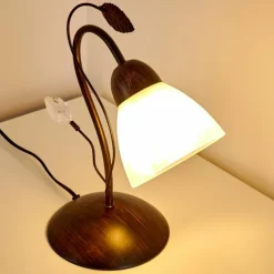 Lampe à poser Peccia Rouille, 1 lumière