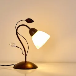 Lampe à poser Peccia Rouille, 1 lumière