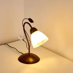 Lampe à poser Peccia Rouille, 1 lumière