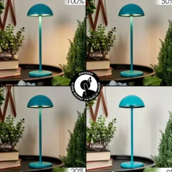 Lampe à poser Pelaro LED Bleu, 1 lumière