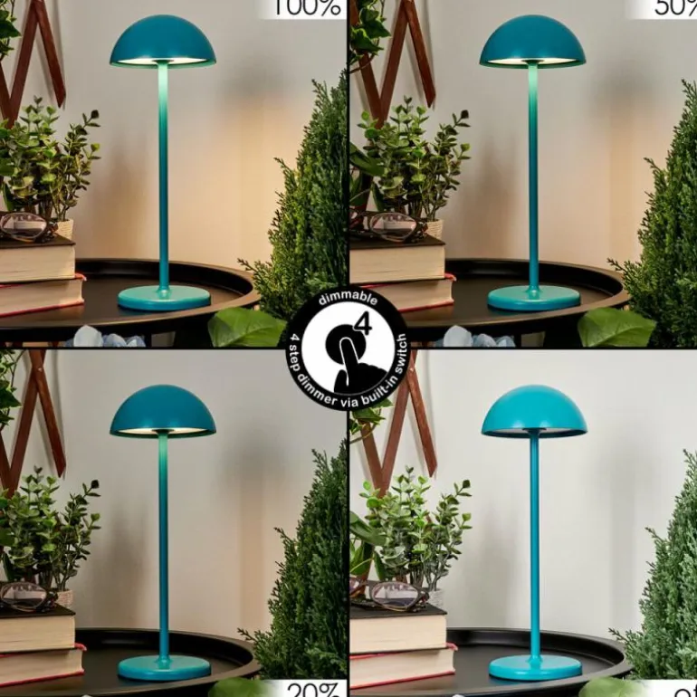 Lampe à poser Pelaro LED Bleu, 1 lumière