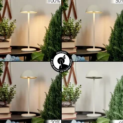 Lampe à poser Pelaro LED Blanc, 1 lumière